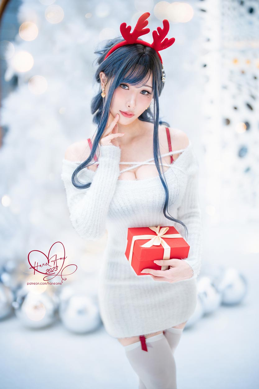【网盘】雨波_HaneAme-White Christmas Moose Onesan