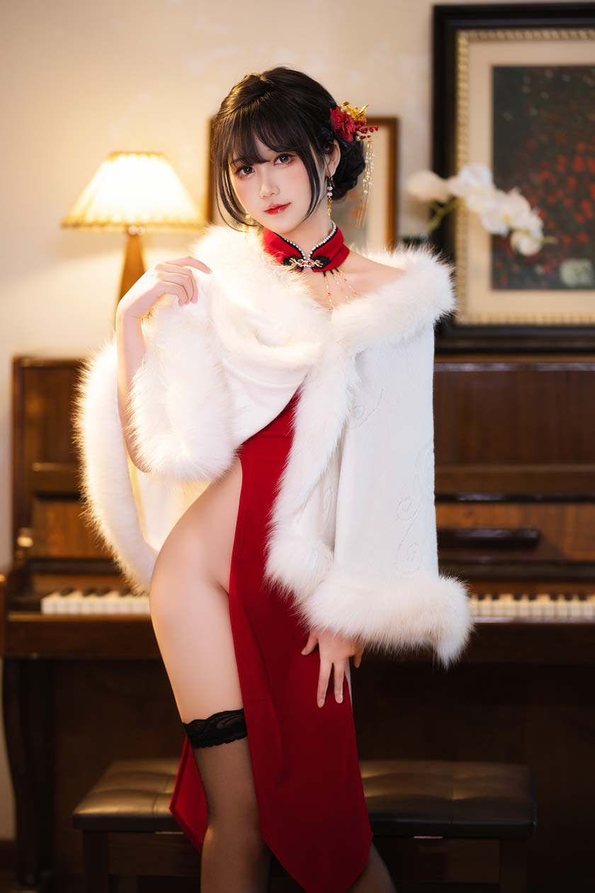 【网盘】三度_69-红丝绒旗袍