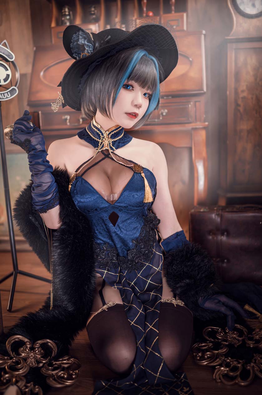 【网盘】王胖胖u-柴郡旗袍