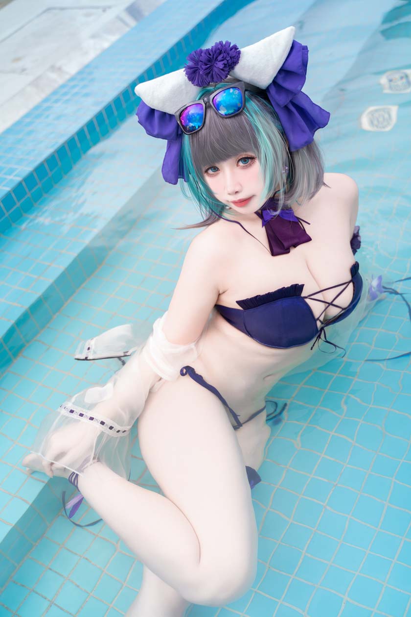 【网盘】贞子蜜桃-碧蓝航线 柴郡泳装