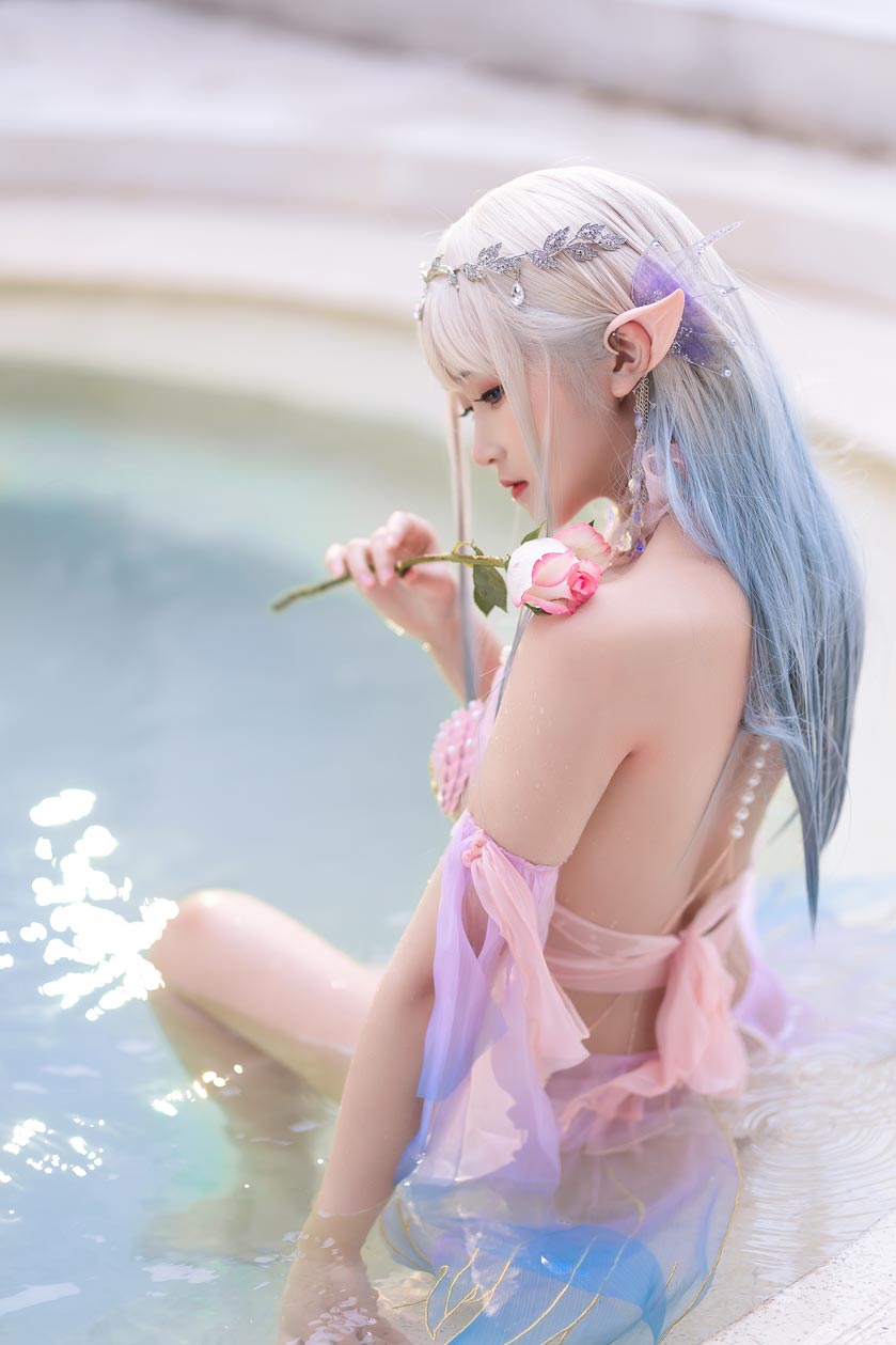 三度_69 温泉美人鱼X贝壳
