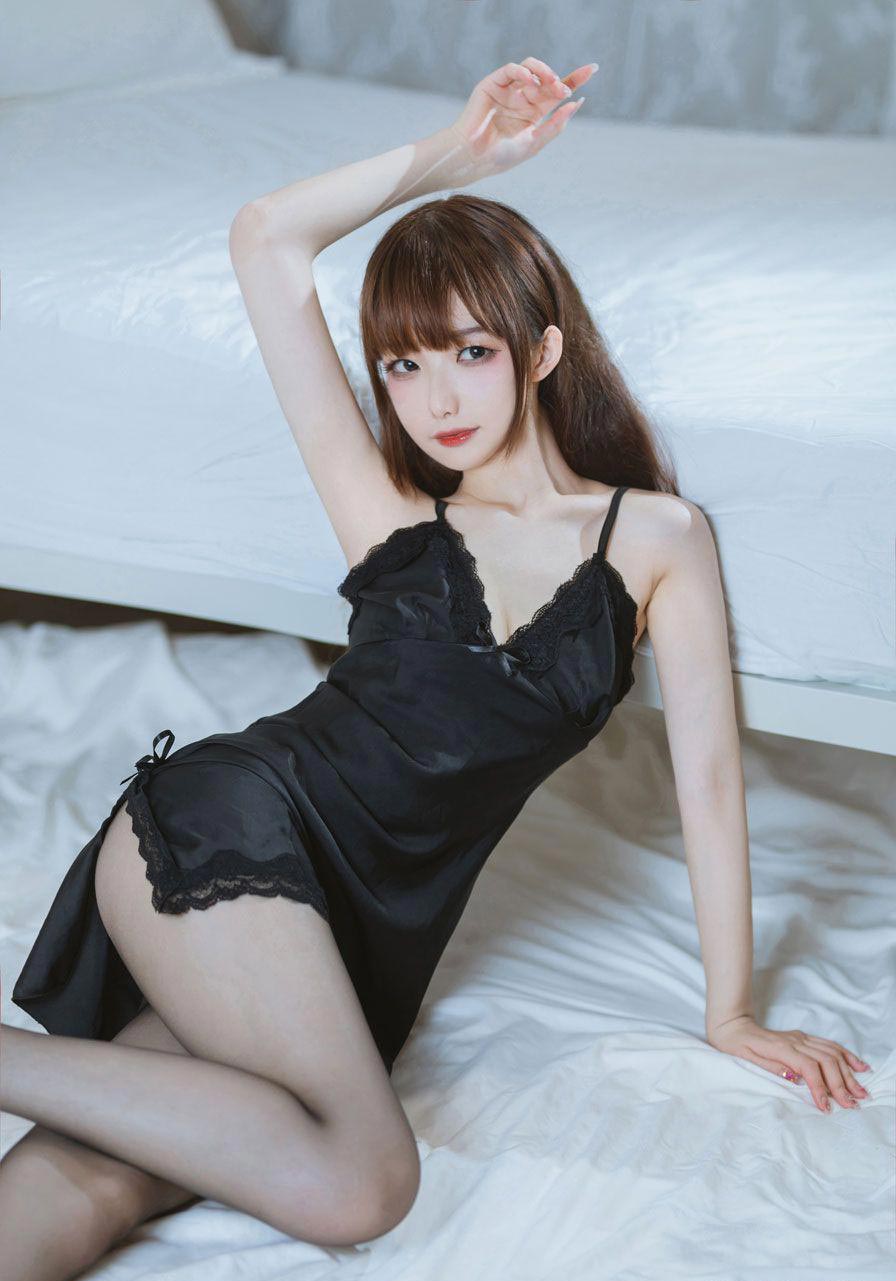 【网盘】封疆疆v 黑丝睡衣