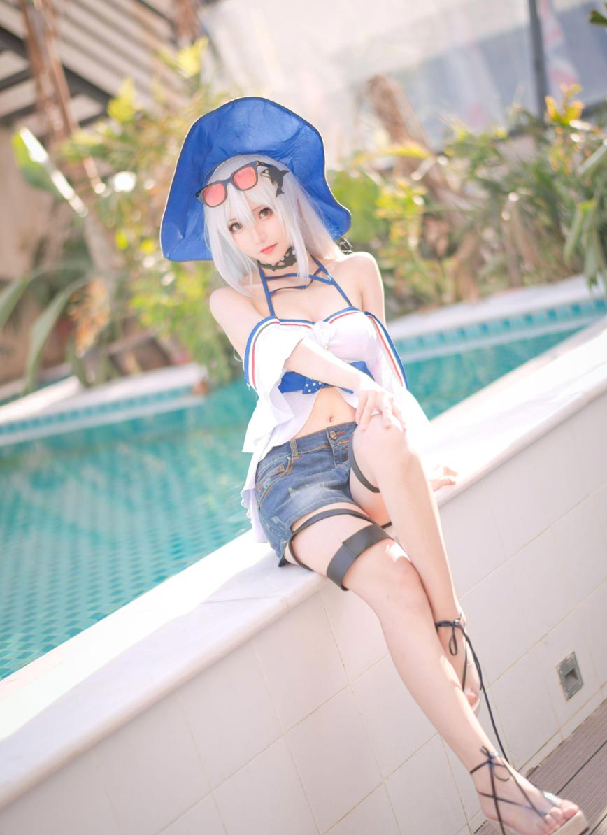 【网盘】花柒Hana 斯卡蒂泳装