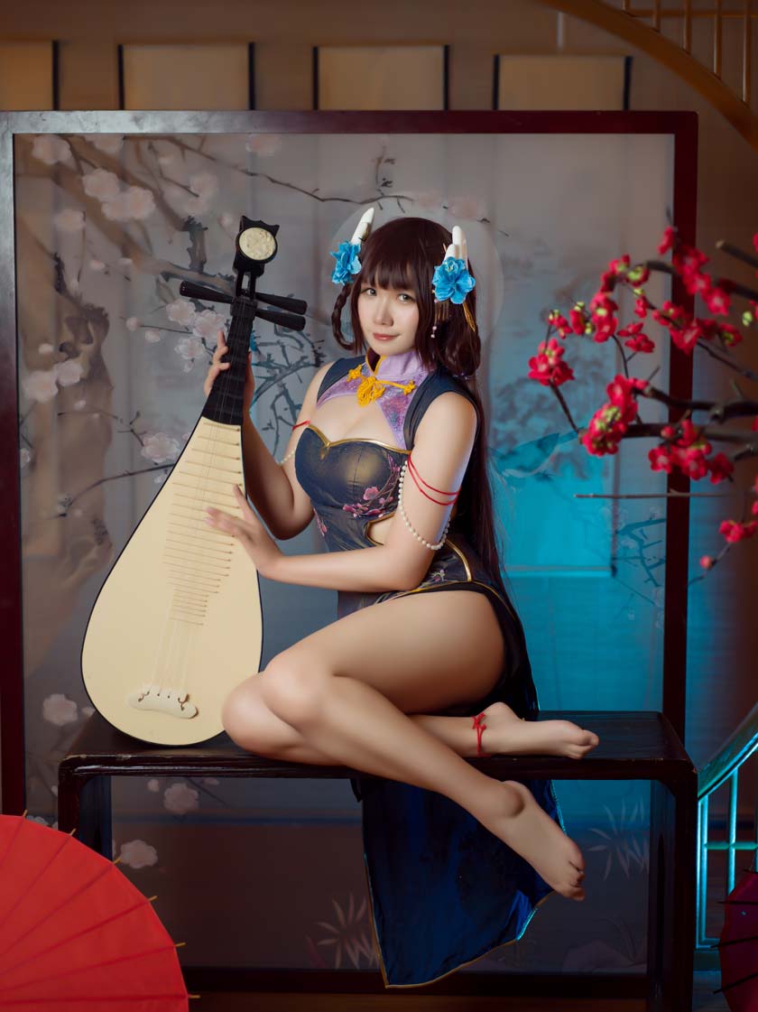 【网盘】麻花酱-比睿旗袍 泳装