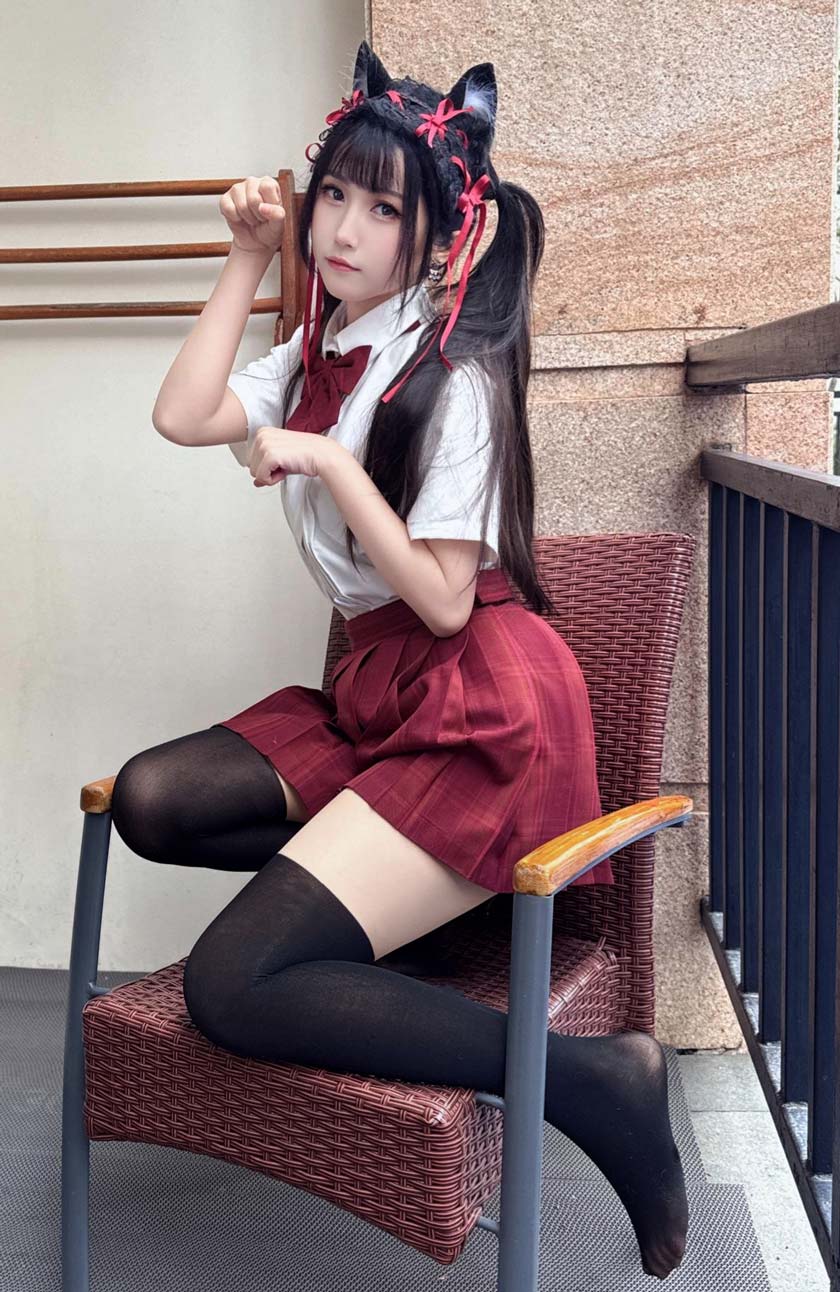 【网盘】不呆猫-温泉双马尾JK