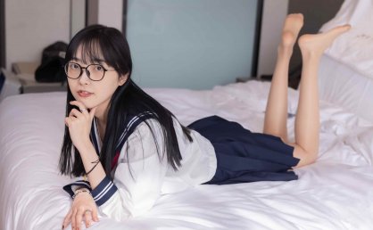 【网盘】[袜啵啵]积分限定作品 NO.005 稚予-JK制服、皮鞋、油亮肉丝 （常规加长版）