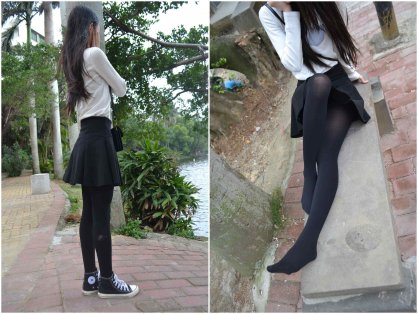 【网盘】[大西瓜爱牙膏]湖边黑丝妹