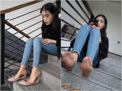 【网盘】[大西瓜爱牙膏]11月活动模特1 牛仔裤长丝