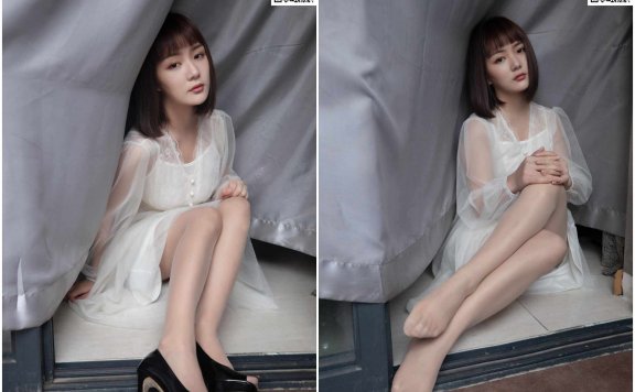 【网盘】莎莎《透明白纱裙》