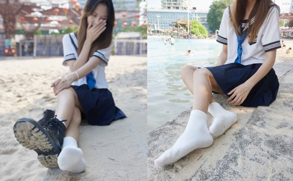 【网盘】[见新摄影]NO.048 JK风 19岁的少女