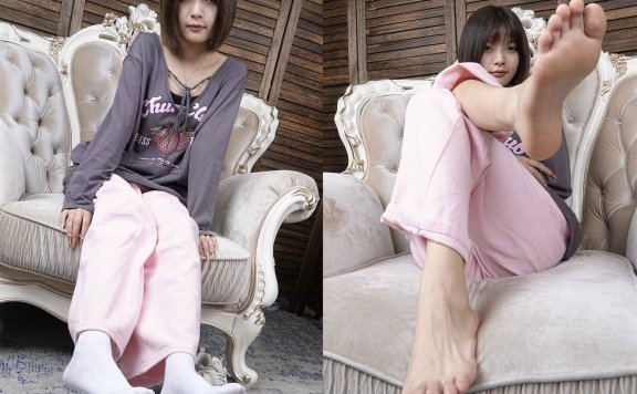 【网盘】[Sexy Asian Girls Feet] No.043-倩倩展示她的原味白棉袜裸足