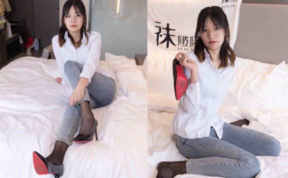 【网盘】[袜啵啵]181期 小甜豆-高跟鞋、黑丝、裤里丝