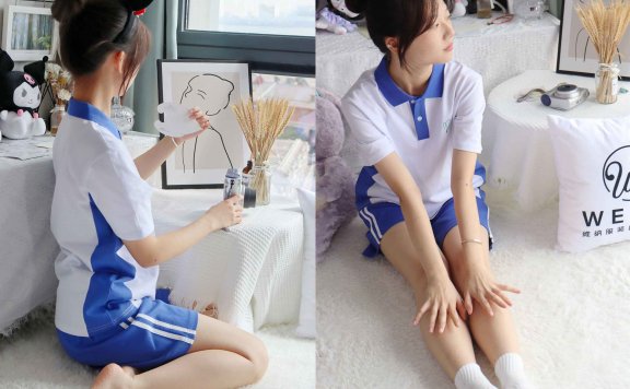 【网盘】[觅芙少女]NO.002 怀念17岁的校服与蝉鸣交织的夏天