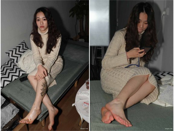 【网盘】[Pary学生模拍]046 大美女琪琪脚底大餐，近距离脚底特写，汗腺清晰可见