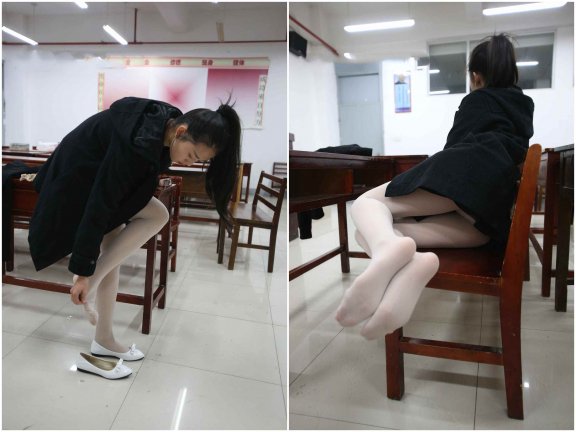 【网盘】[大西瓜爱牙膏]教室电梯白袜