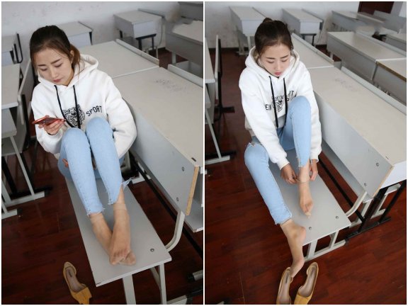 【网盘】[大西瓜爱牙膏]模特1 牛仔短丝