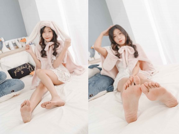 【网盘】[Limerence]素人Yumi 变身可爱兔兔送裸足来拜年