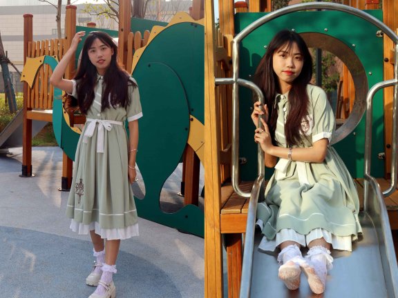 【网盘】[初夏女神]NO.002 雪糕~法式复古连衣裙搭36码白皮鞋