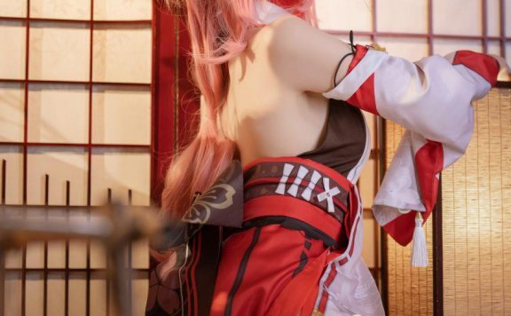 【网盘】樱岛嗷 八重神子_爱秀套图