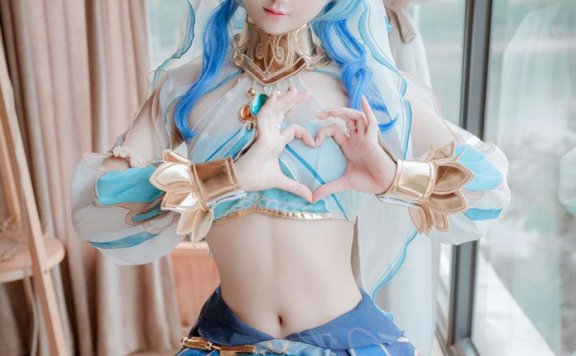 【网盘】越南COSER KuukoW Ganyu甘雨_爱秀套图