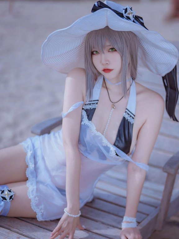 【网盘】二佐Nisa 碧蓝天鹰泳装_爱秀套图