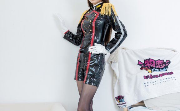 物恋传媒 – NO.2441期 《泡泡》 cos服，高跟鞋，薄黑丝[脚尖透明款]，假装睡着剧情，物恋传媒摄影作品