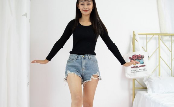 资讯|物恋传媒 – NO.635期 《岚岚》 帆布鞋，中筒肉丝，裸足