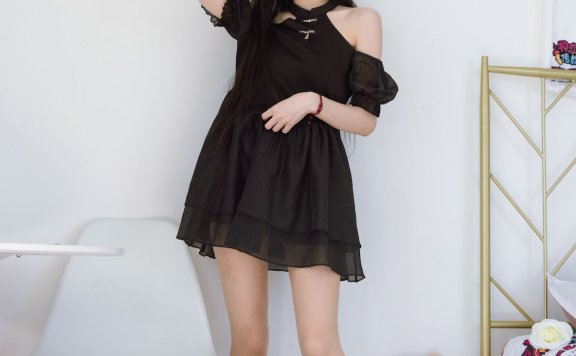 资讯|物恋传媒 – NO.1308期 《康康》 黑皮鞋，肉丝[脚尖透明款]