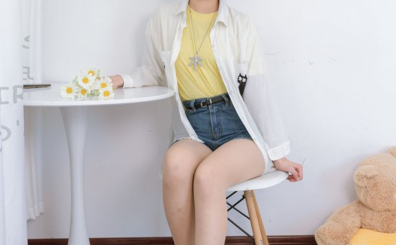 资讯|物恋传媒 – NO.1395期 《姜姜》 帆布鞋，白棉袜，肉丝[脚尖加固款]