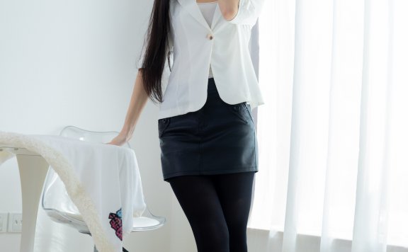 资讯|物恋传媒 – NO.1760期 《小竹》 平底鞋，厚黑丝