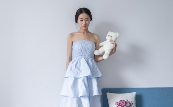 资讯|物恋传媒 – NO.842期 《菜菜》 帆布鞋,白棉袜,裸足