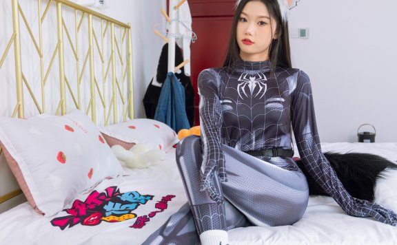 资讯|物恋传媒 – NO.1543期 《小竹》 人字拖，白棉袜，裸足，蜘蛛侠服装，巨大娘踩军团剧情