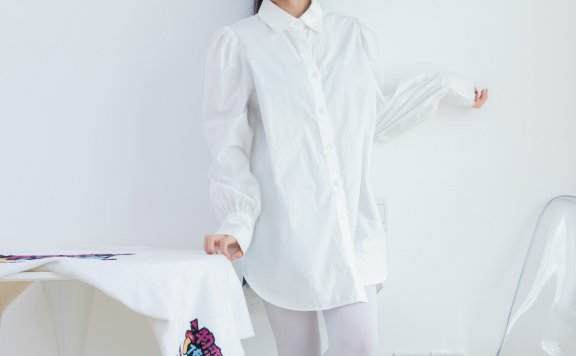 资讯|物恋传媒 – NO.2153期 《小影》 平底鞋，厚白丝，物恋传媒摄影作品