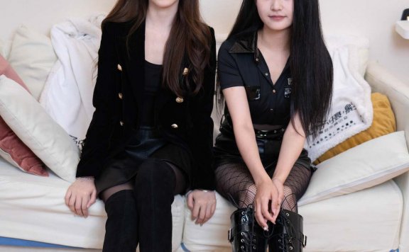 资讯|甜予摄影 – NO.071期 《璇璇澜澜》 长靴，黑丝[脚尖微加固款]，渔网袜，裸足，互相撕破丝袜剧情