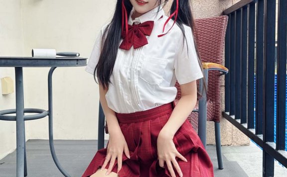 【网盘】不呆猫-温泉双马尾JK