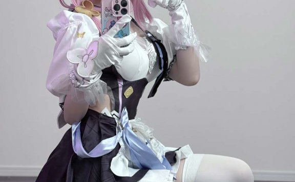 【网盘】幼愛youmeko-崩坏3 爱莉希雅女仆装