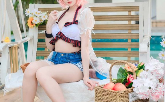 【网盘】焖焖碳-明日方舟 澄闪泳装