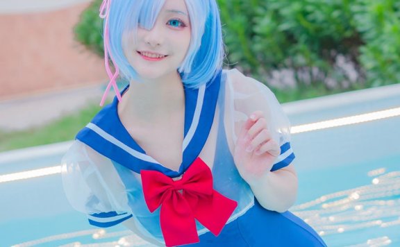 【网盘】幼愛youmeko-蕾姆泳装